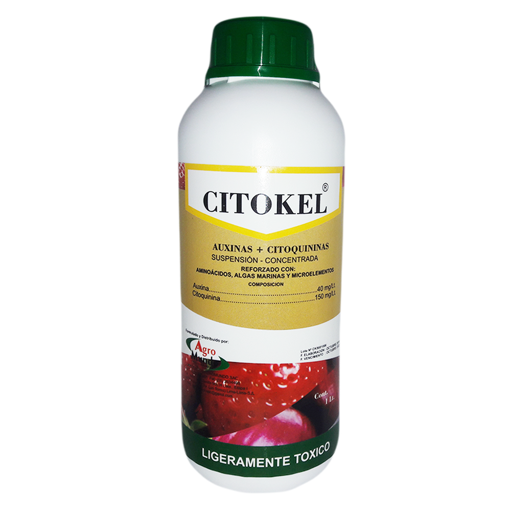 Bioestimulante Citoquininas y Auxina Agromundo Citokel x 1l